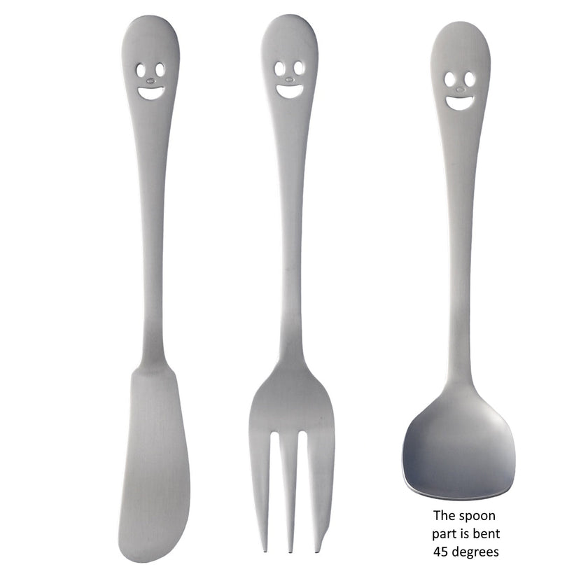 Happy Face Small Size Cutlery (12-pack)