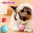 USB Automatic Cat Ball Toy – Self-Rolling Interactive Kitten Toy (Blue, Red, Pink)