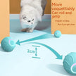 USB Automatic Cat Ball Toy – Self-Rolling Interactive Kitten Toy (Blue, Red, Pink)