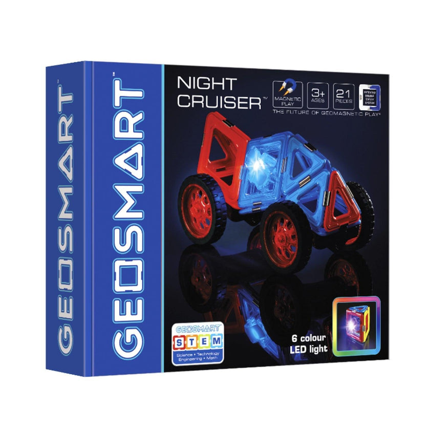 Smart Games - Geosmart - Night Cruiser - 21-Piece