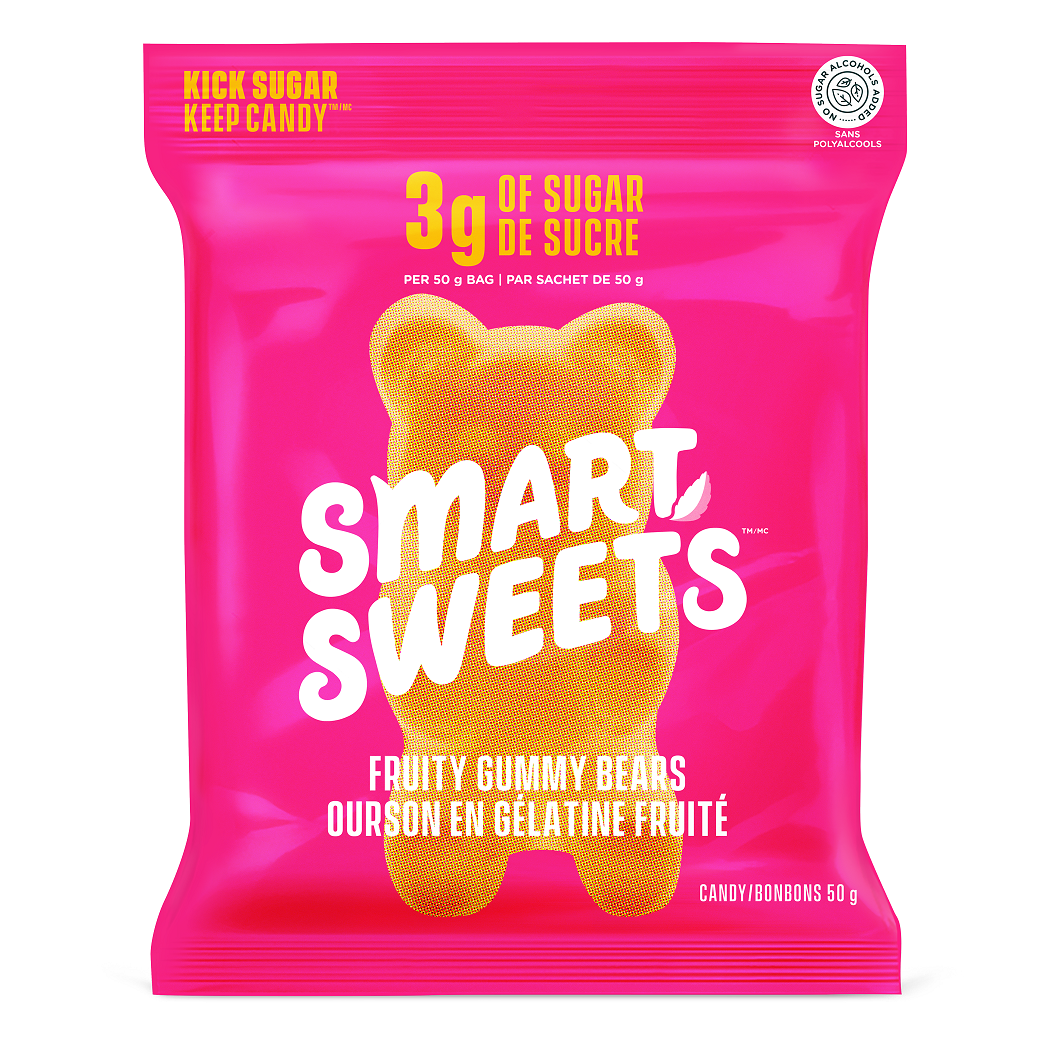 SmartSweets Fruity Gummy Bears (8 pack)