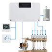 Central Heating Hub Controller for 5/8 Zone, UnderFloor Water Heating System For Gas/Boiler/Pump Valve/Actuator Smart WIFI Thermostat