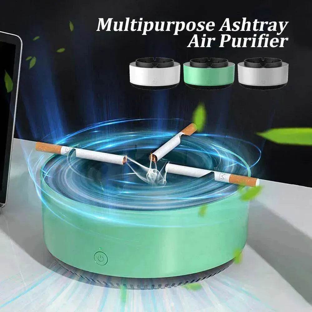 Smoke Removal Air Purification Ashtray Anion Purification Practical Automatic Purifier Ashtray Portable Gadgets For Car Ashtray