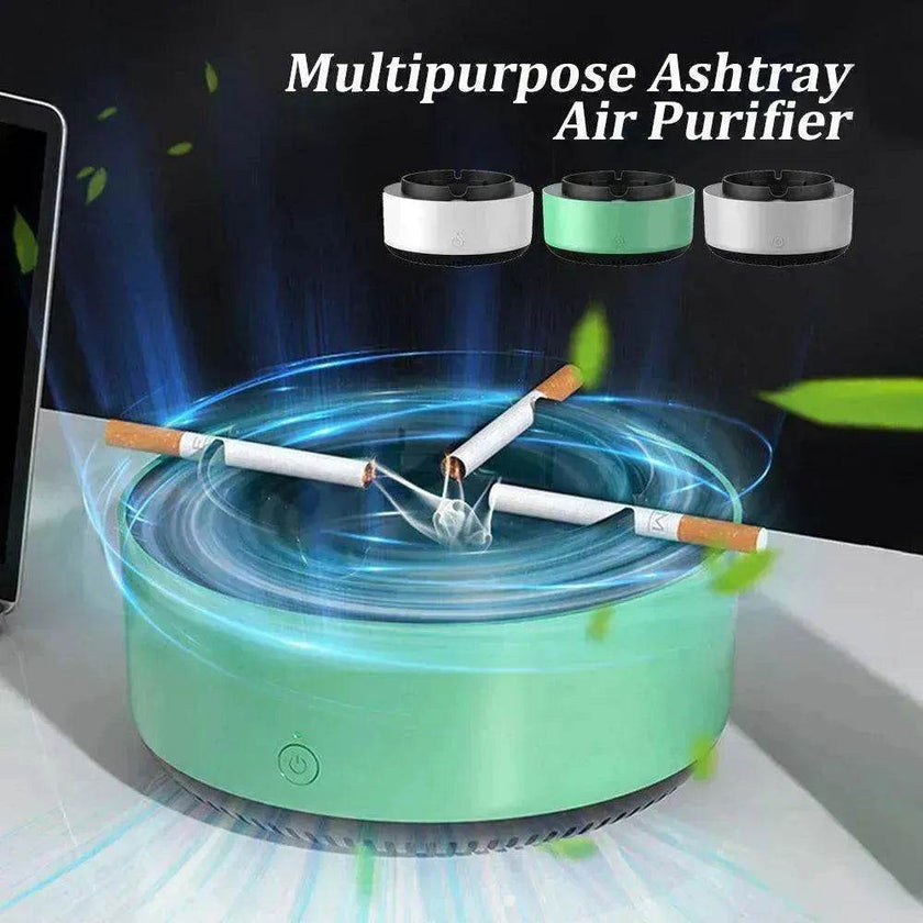 Smoke Removal Air Purification Ashtray Anion Purification Practical Automatic Purifier Ashtray Portable Gadgets For Car Ashtray