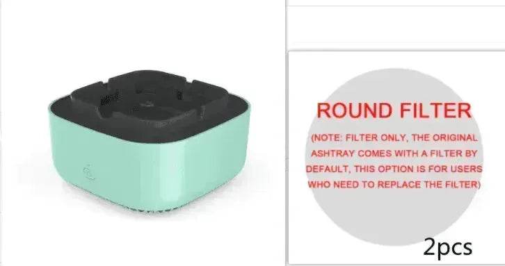 Smoke Removal Air Purification Ashtray Anion Purification Practical Automatic Purifier Ashtray Portable Gadgets For Car Ashtray