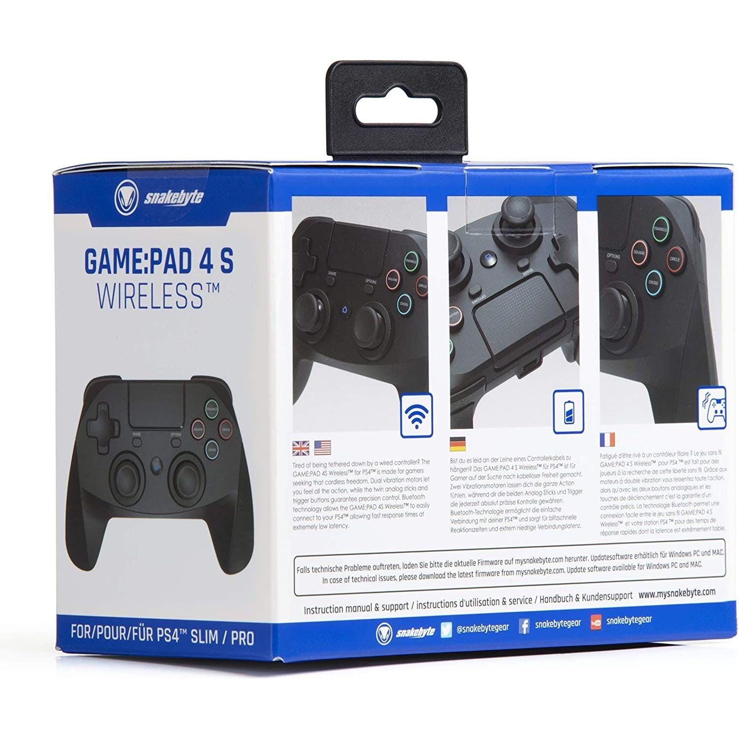 Snakebyte - Manette sans fil pour PS4 Game Pad 4 S