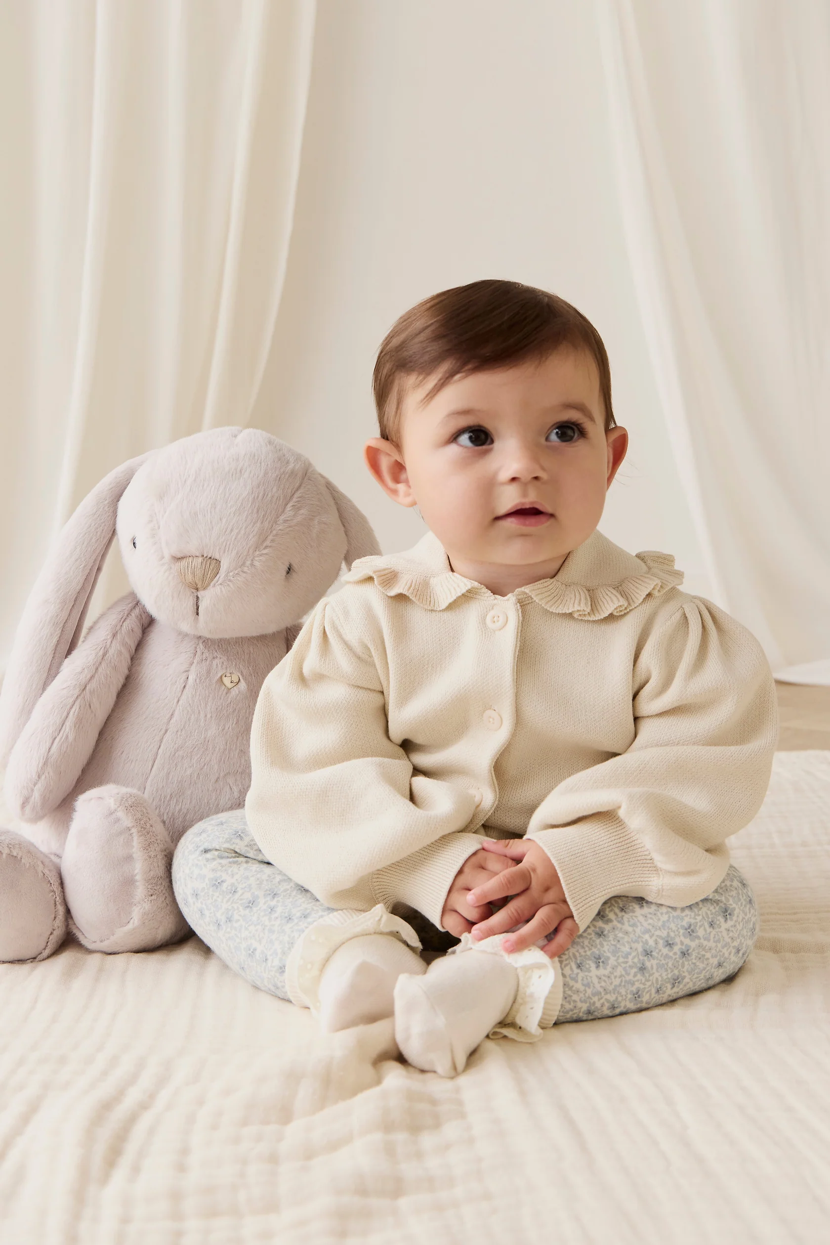 Plush - Penelope the Bunny 45cm - Beige - Snuggle Bunnies
