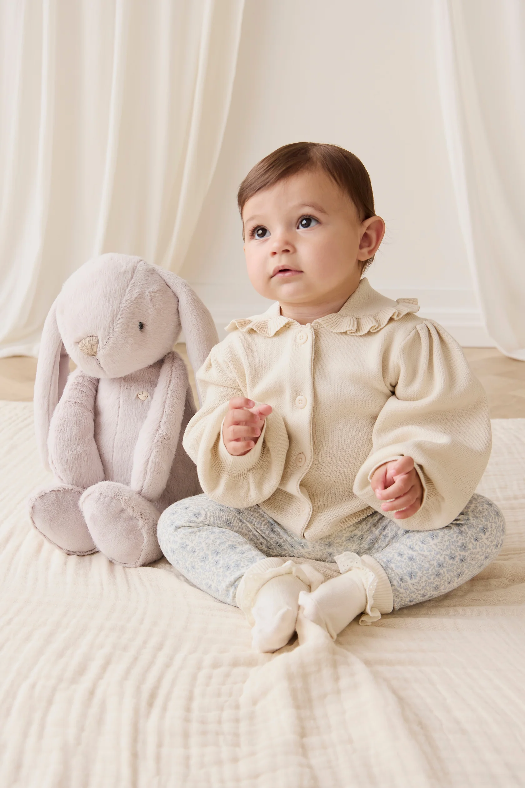 Plush - Penelope the Bunny 45cm - Beige - Snuggle Bunnies