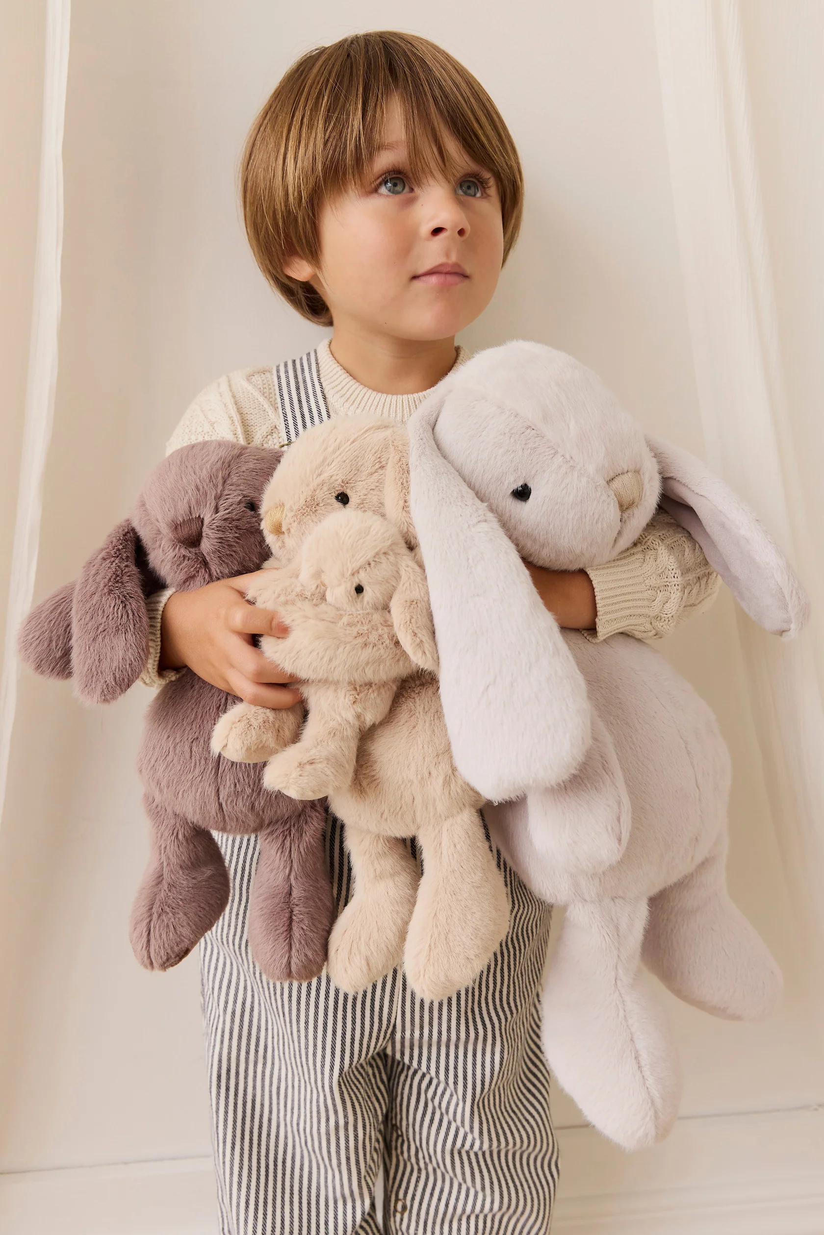 Plush - Penelope the Bunny 45cm - Beige - Snuggle Bunnies