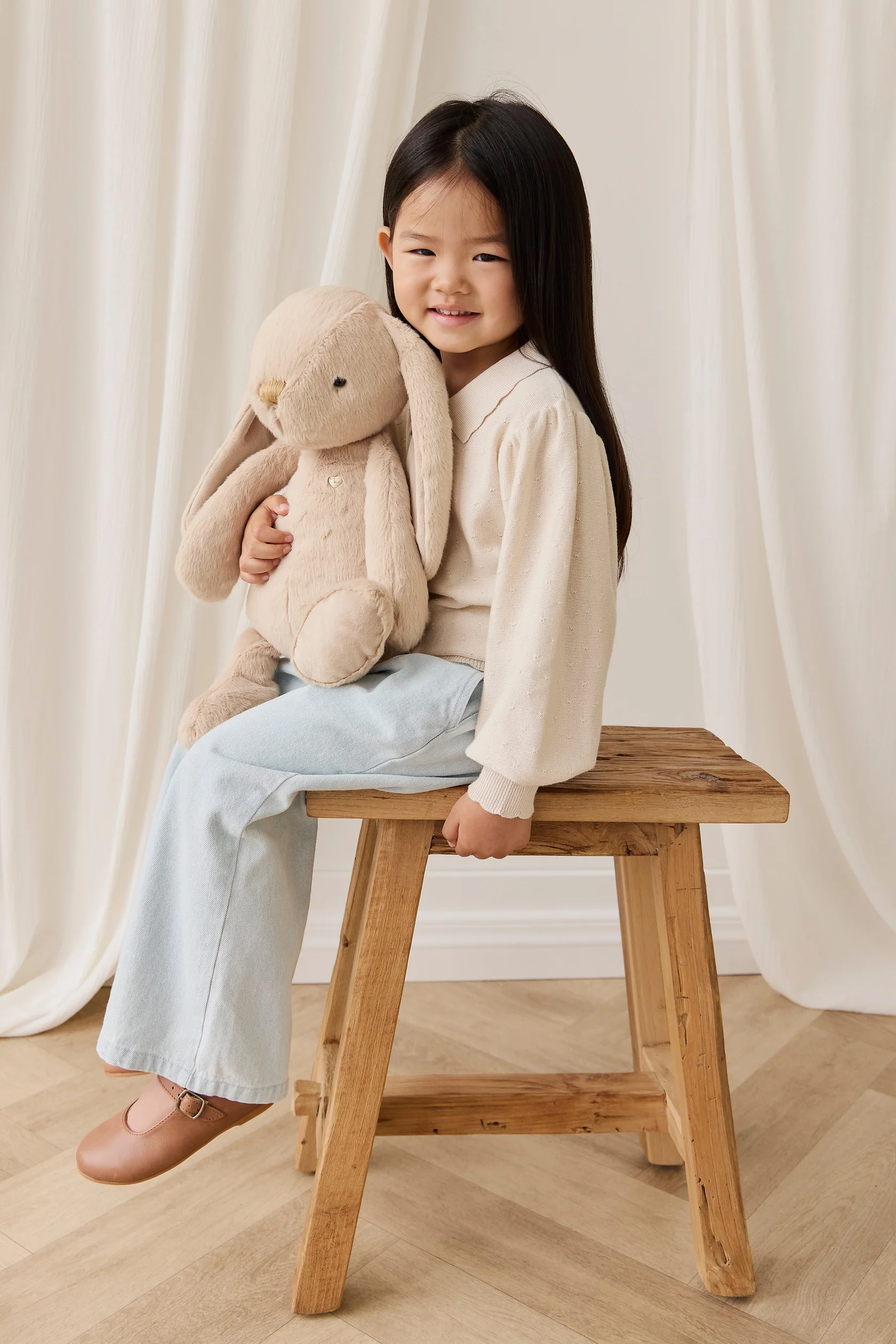 Plush - Penelope the Bunny 45cm - Caramel - Snuggle Bunnies
