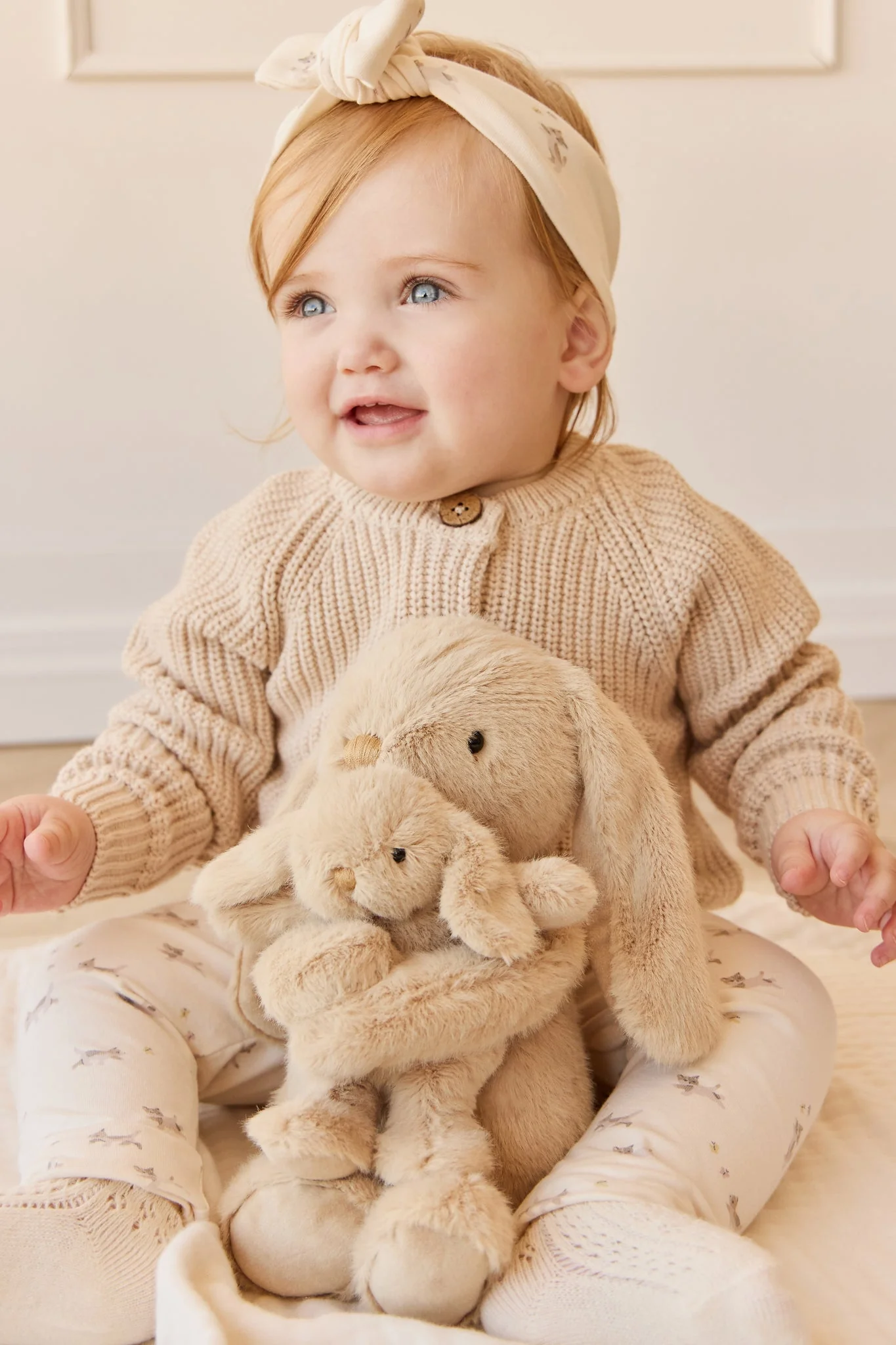 Plush - Frankie the Hugging Bunny - Caramel - Snuggle Bunnies