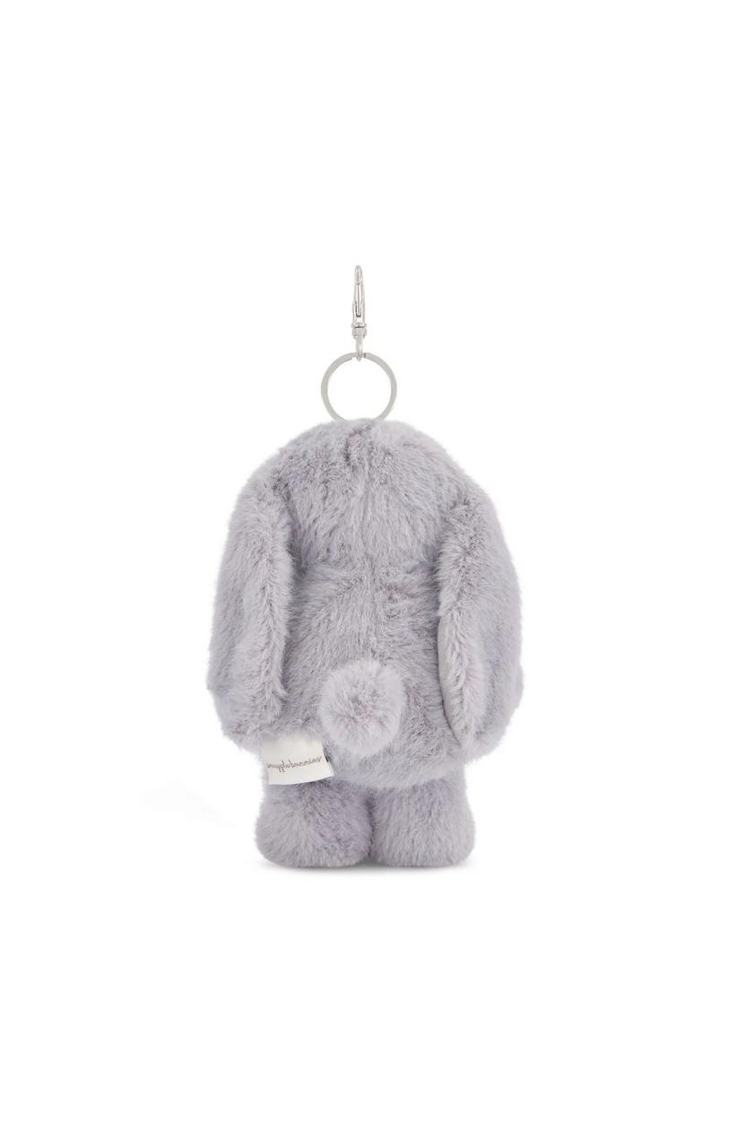 Keyring - Penelope the bunny - Silver - Snuggle Bunnies