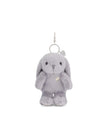 Keyring - Penelope the bunny - Silver - Snuggle Bunnies