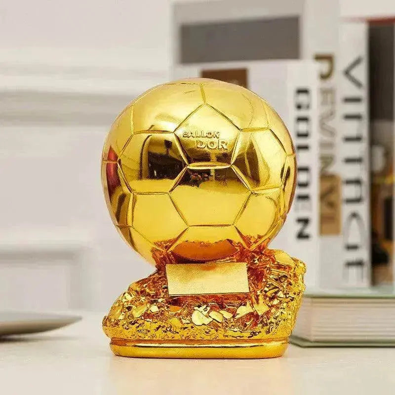 Soccer Player Award Soccer Golden Ball Trophy Model Customize
