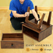 Sofia 1-Drawer Solid Wood Nightstand