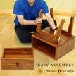 Sofia 1-Drawer Solid Wood Nightstand