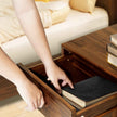 Sofia 1-Drawer Solid Wood Nightstand