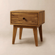 Sofia 1-Drawer Solid Wood Nightstand