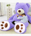 Soft Leather Shell Giant Teddy Bear Plush Toy