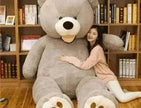 Soft Leather Shell Giant Teddy Bear Plush Toy