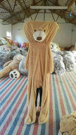 Soft Leather Shell Giant Teddy Bear Plush Toy