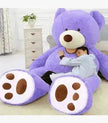 Soft Leather Shell Giant Teddy Bear Plush Toy