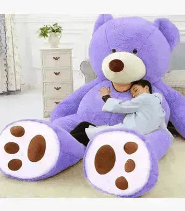 Soft Leather Shell Giant Teddy Bear Plush Toy