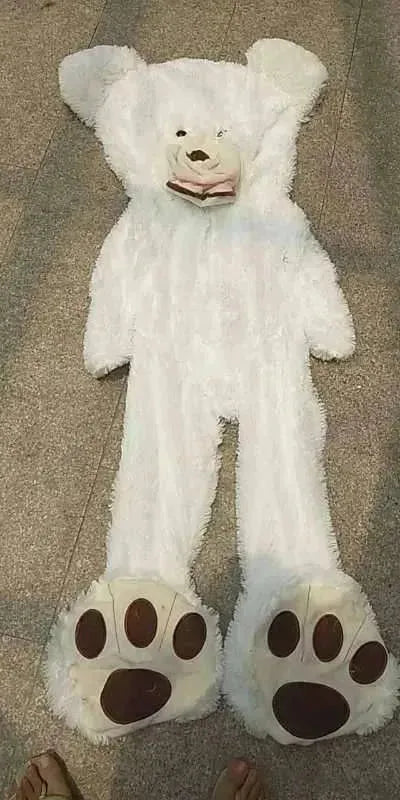 Soft Leather Shell Giant Teddy Bear Plush Toy