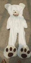 Soft Leather Shell Giant Teddy Bear Plush Toy