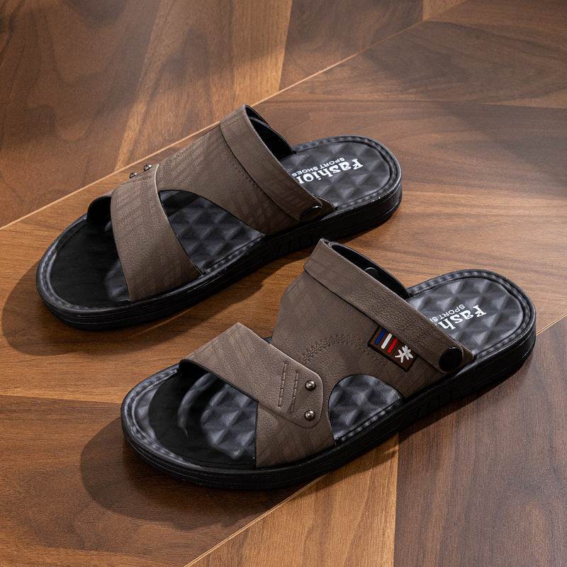 Soft Non-slip Waterproof And Hard-wearing Casual Double-use Men's Rubber Shoes