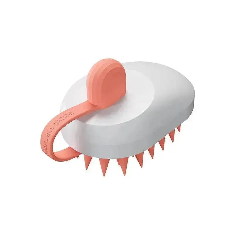 Silicone Pet Bath Brush – Handheld Dog & Cat Shampoo Massage Comb for Bathing, Hair Removal & Grooming