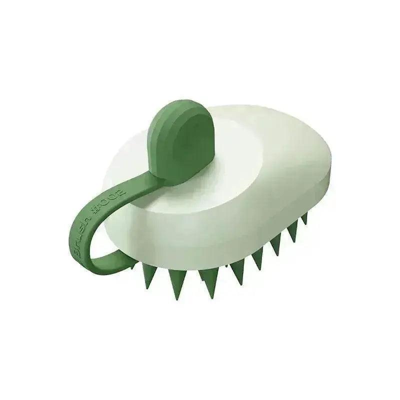 Silicone Pet Bath Brush – Handheld Dog & Cat Shampoo Massage Comb for Bathing, Hair Removal & Grooming