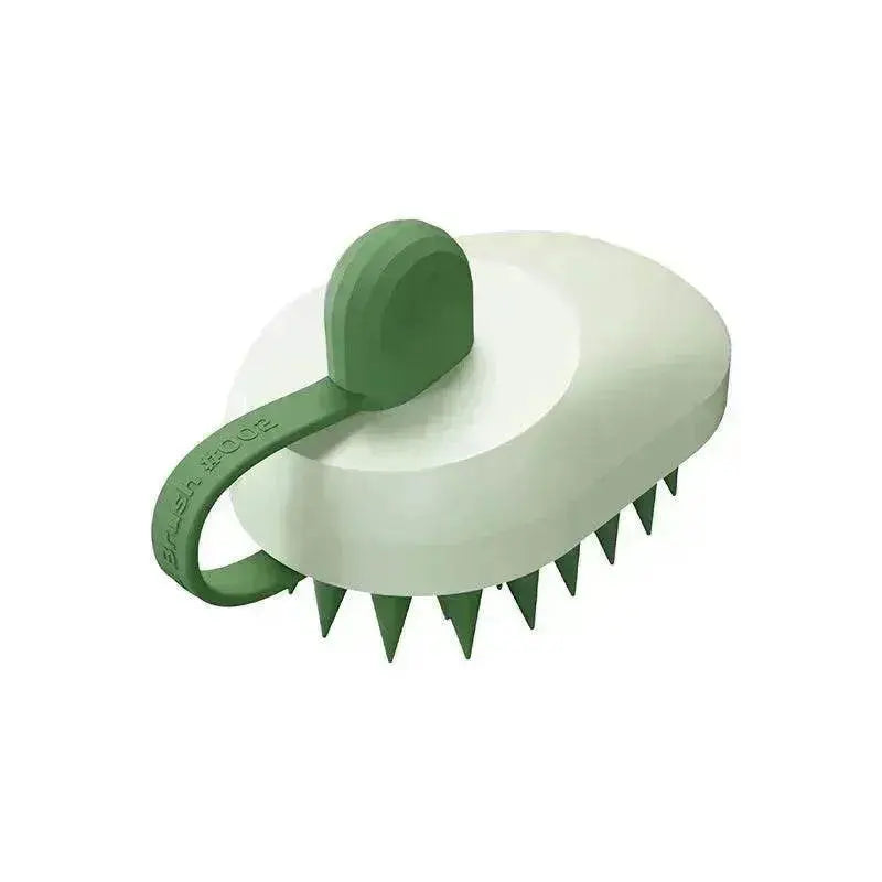 Silicone Pet Bath Brush – Handheld Dog & Cat Shampoo Massage Comb for Bathing, Hair Removal & Grooming