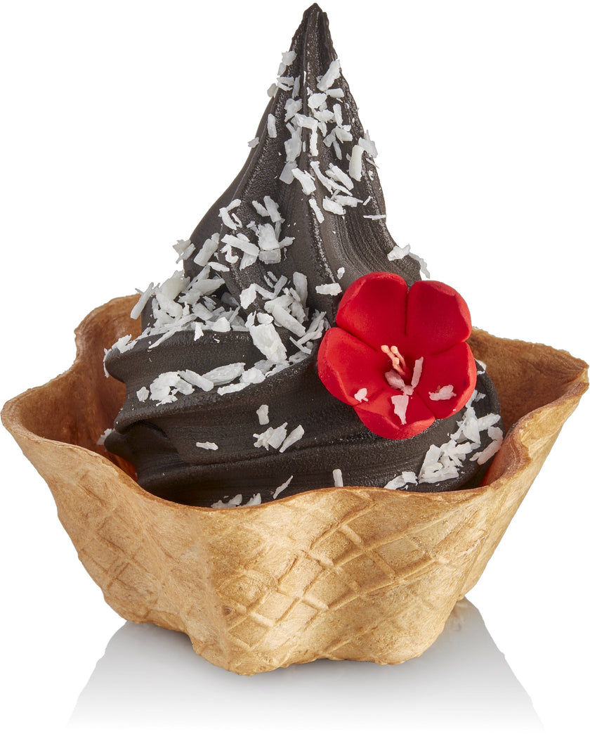 Black Hawaii Ready Base for Gelato & Soft Serve - Case of 8 x 1.45 KG bags - Rubicone Canada - Ships Free Within Canada on Orders Above CAD $199