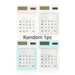 Solar Energy Mini Portable Calculator School Supplies Kawaii