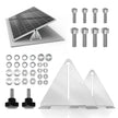 Solar Panel Tilt/Flip Mount Adjustable Assembly Rack Holder