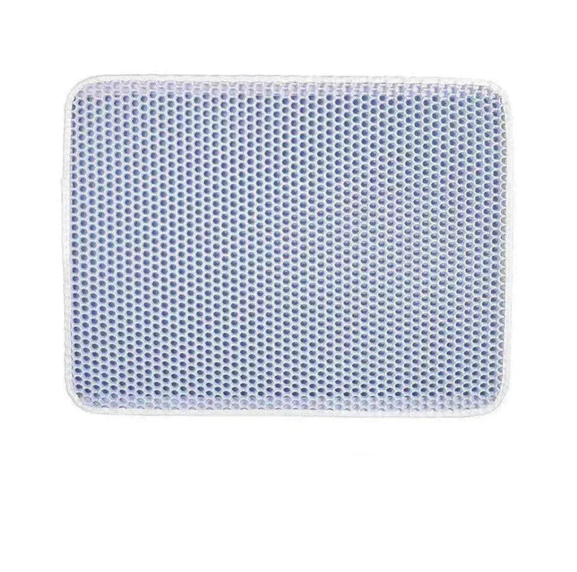 Solid Color Waterproof Easy to Clean Scatter Control Cat Litter Mat