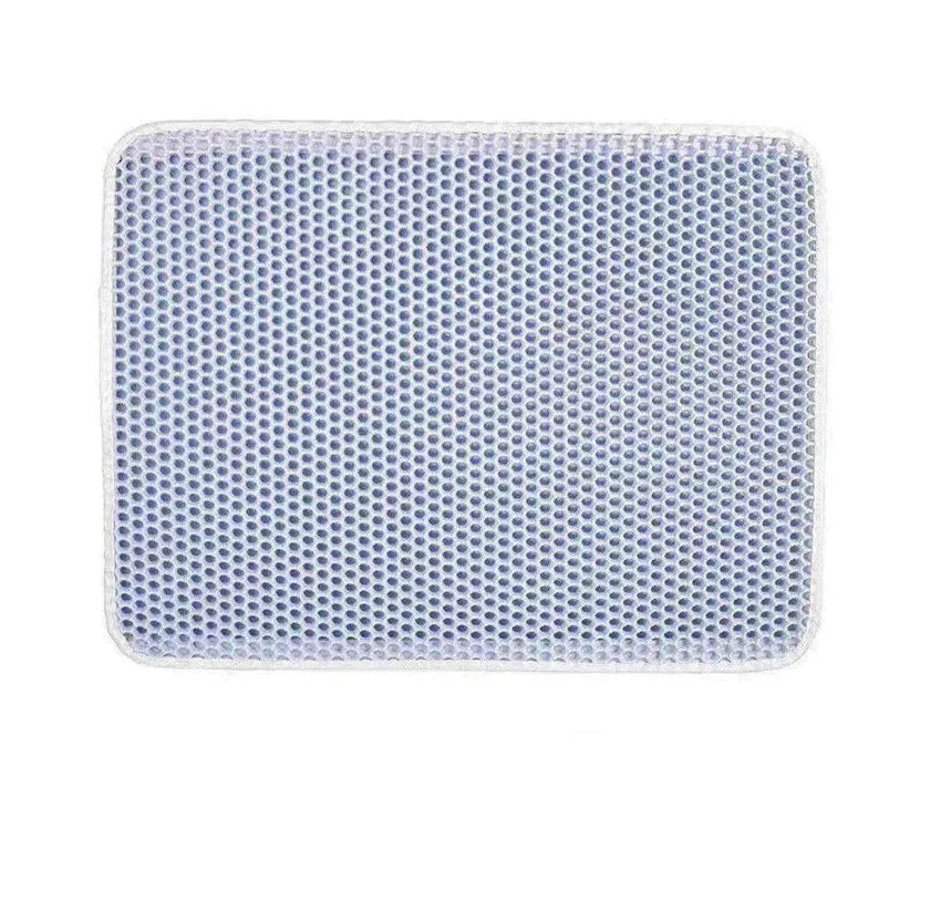 Solid Color Waterproof Easy to Clean Scatter Control Cat Litter Mat