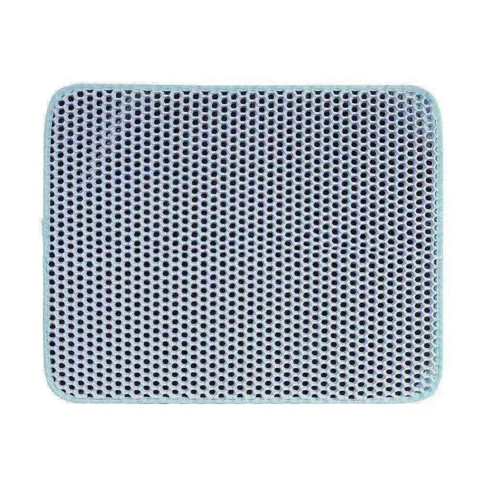 Solid Color Waterproof Easy to Clean Scatter Control Cat Litter Mat