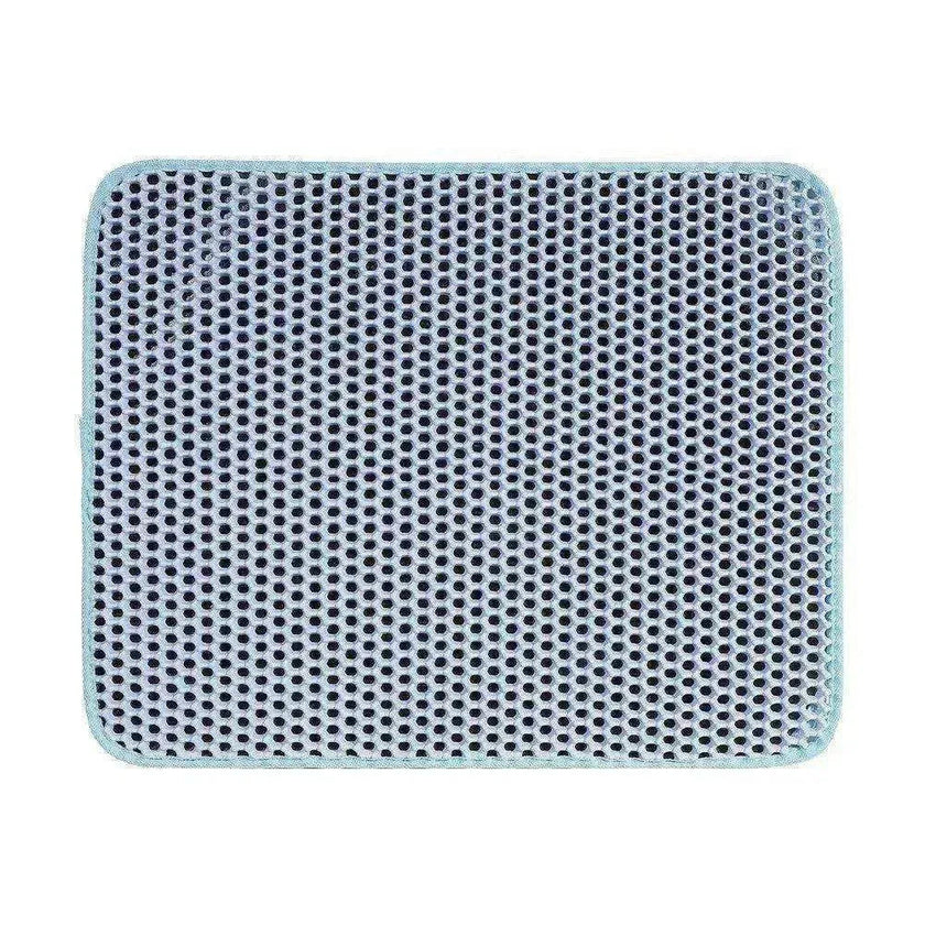 Solid Color Waterproof Easy to Clean Scatter Control Cat Litter Mat