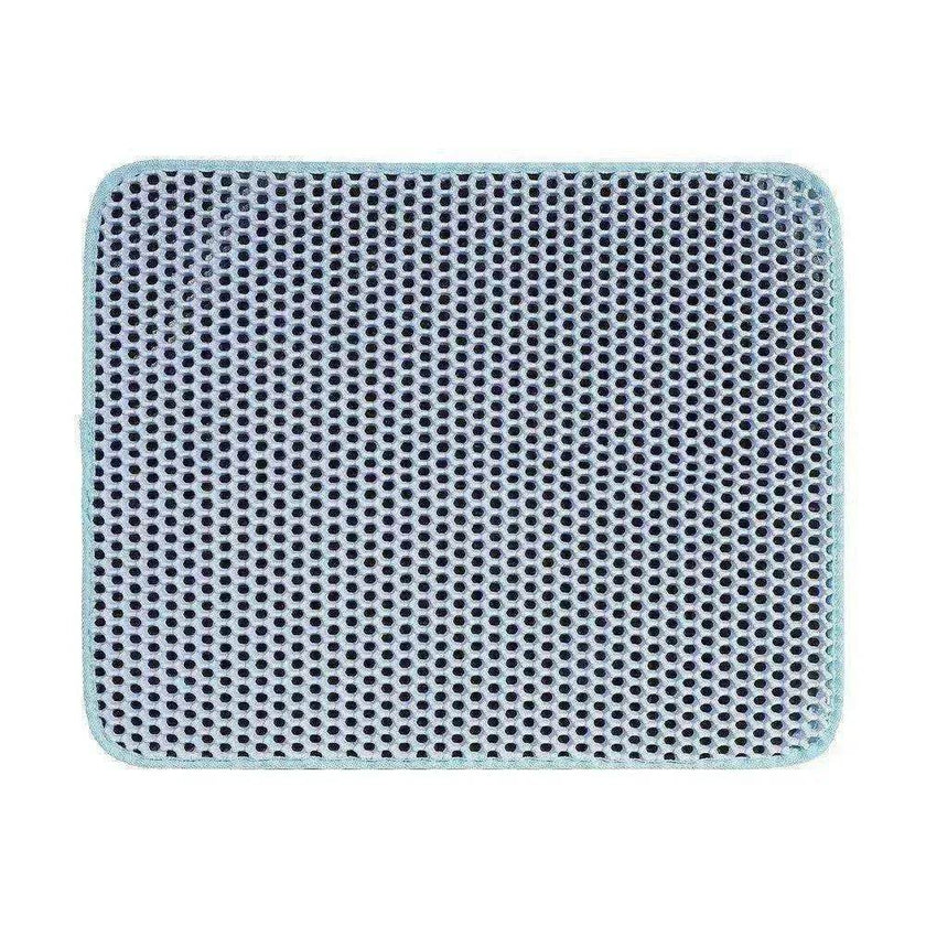 Solid Color Waterproof Easy to Clean Scatter Control Cat Litter Mat