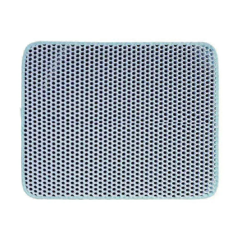 Solid Color Waterproof Easy to Clean Scatter Control Cat Litter Mat