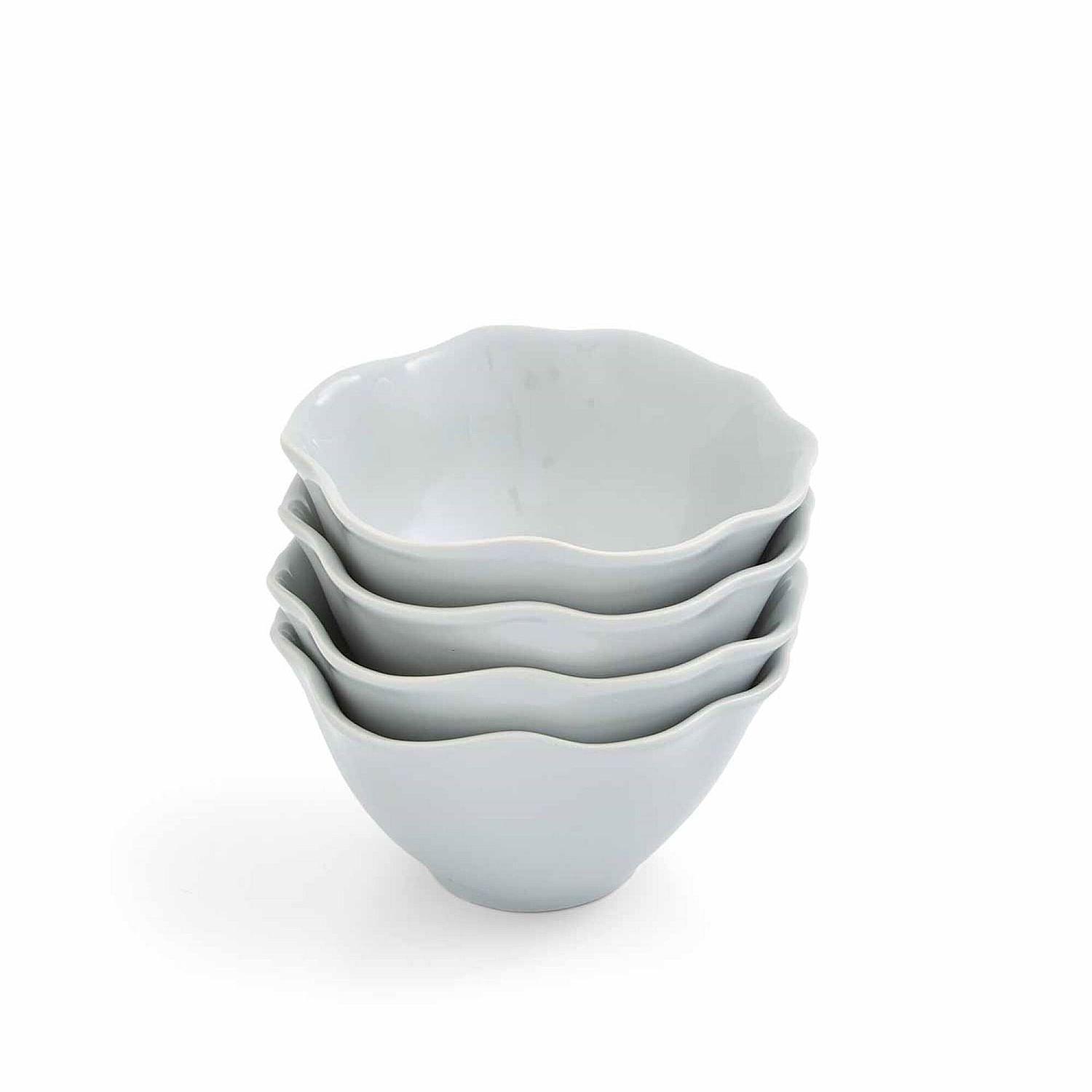 Sophie Conran - Floret - All Purpose Bowl - Grey (Set of 4) | 7 Inch
