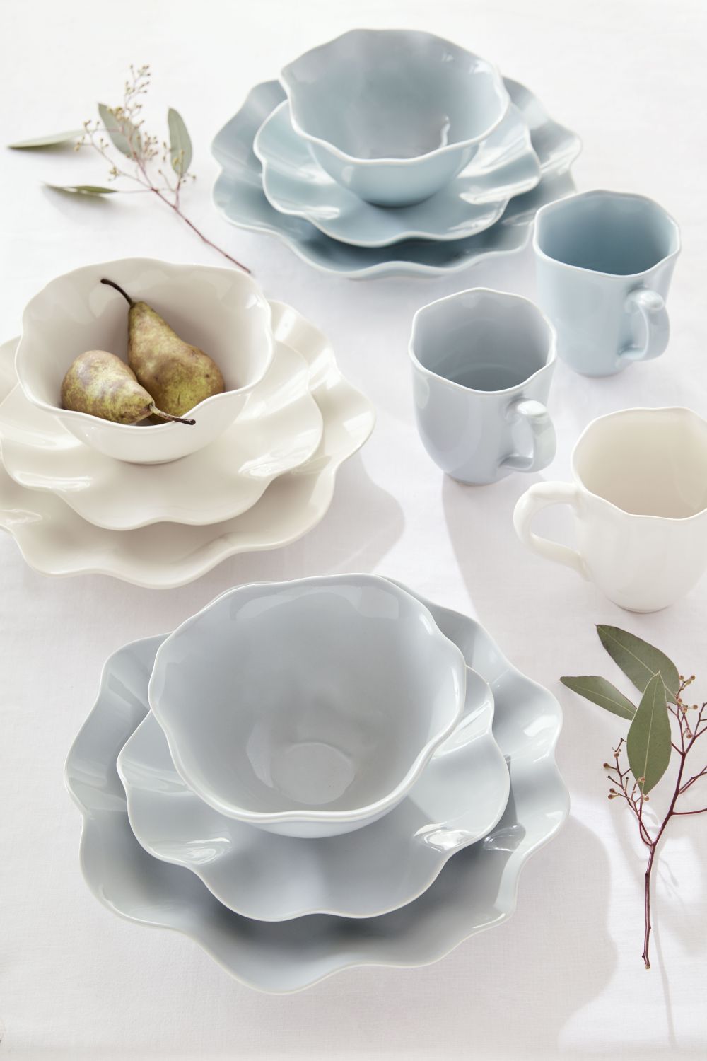 Sophie Conran - Floret - All Purpose Bowl - Grey (Set of 4) | 7 Inch
