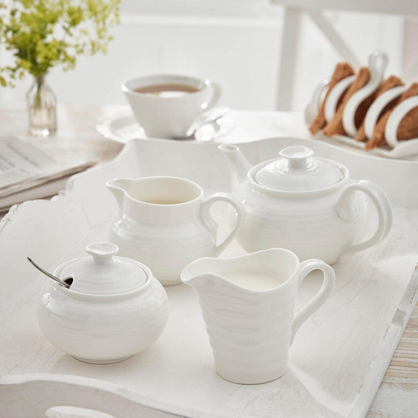 Sophie Conran - White - Covered Sugar Bowl | 11 oz
