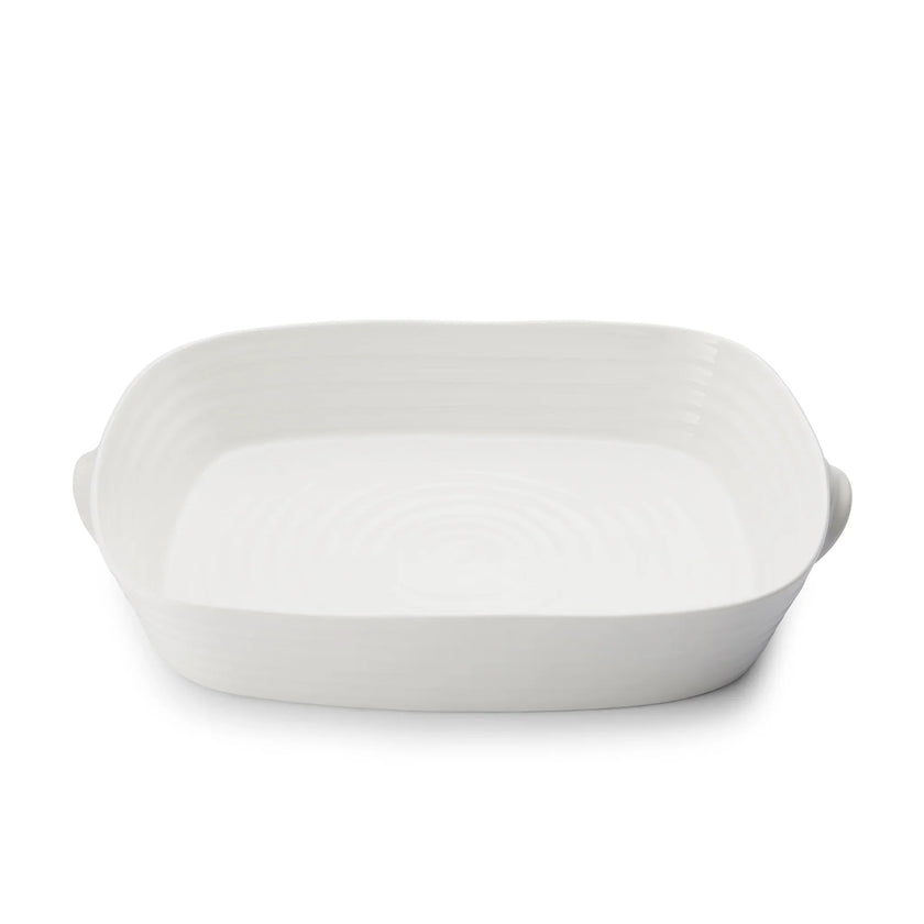 Sophie Conran - Blanc - Grand plat à rôtir avec poignées | 35,5 x 28 cm