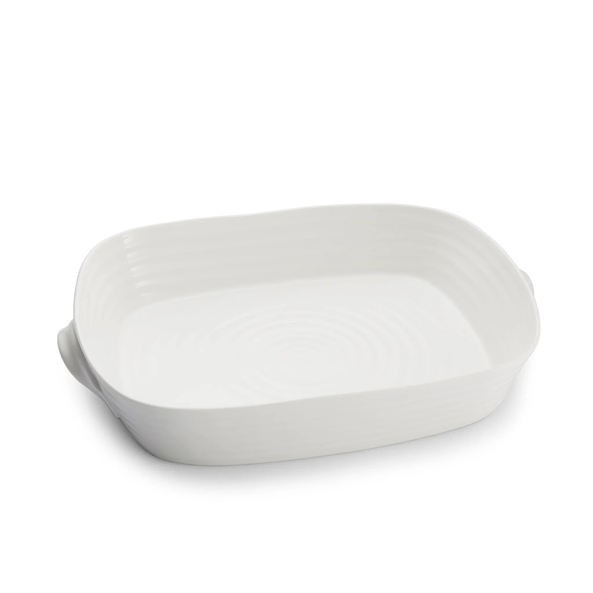 Sophie Conran - Blanc - Grand plat à rôtir avec poignées | 35,5 x 28 cm