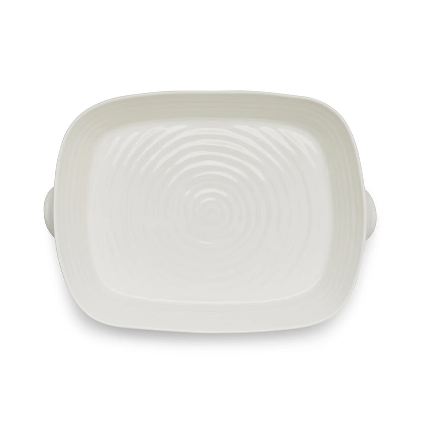 Sophie Conran - Blanc - Grand plat à rôtir avec poignées | 35,5 x 28 cm
