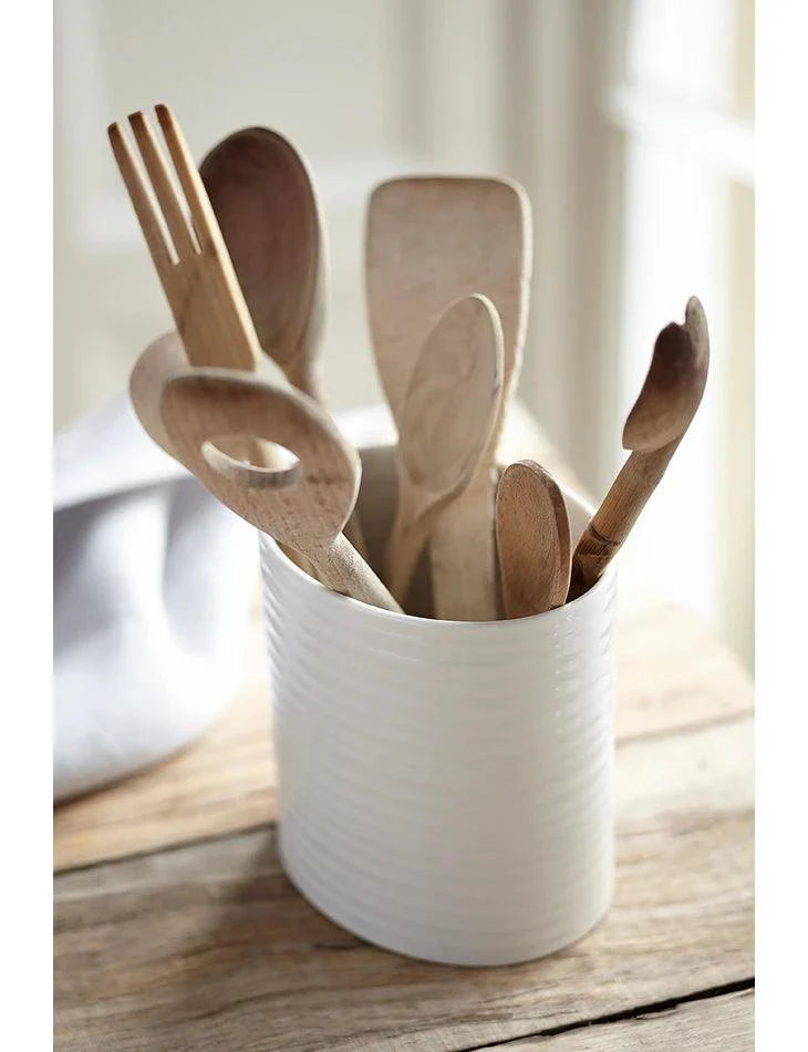 Sophie Conran - White - Large Oval Utensil Jar