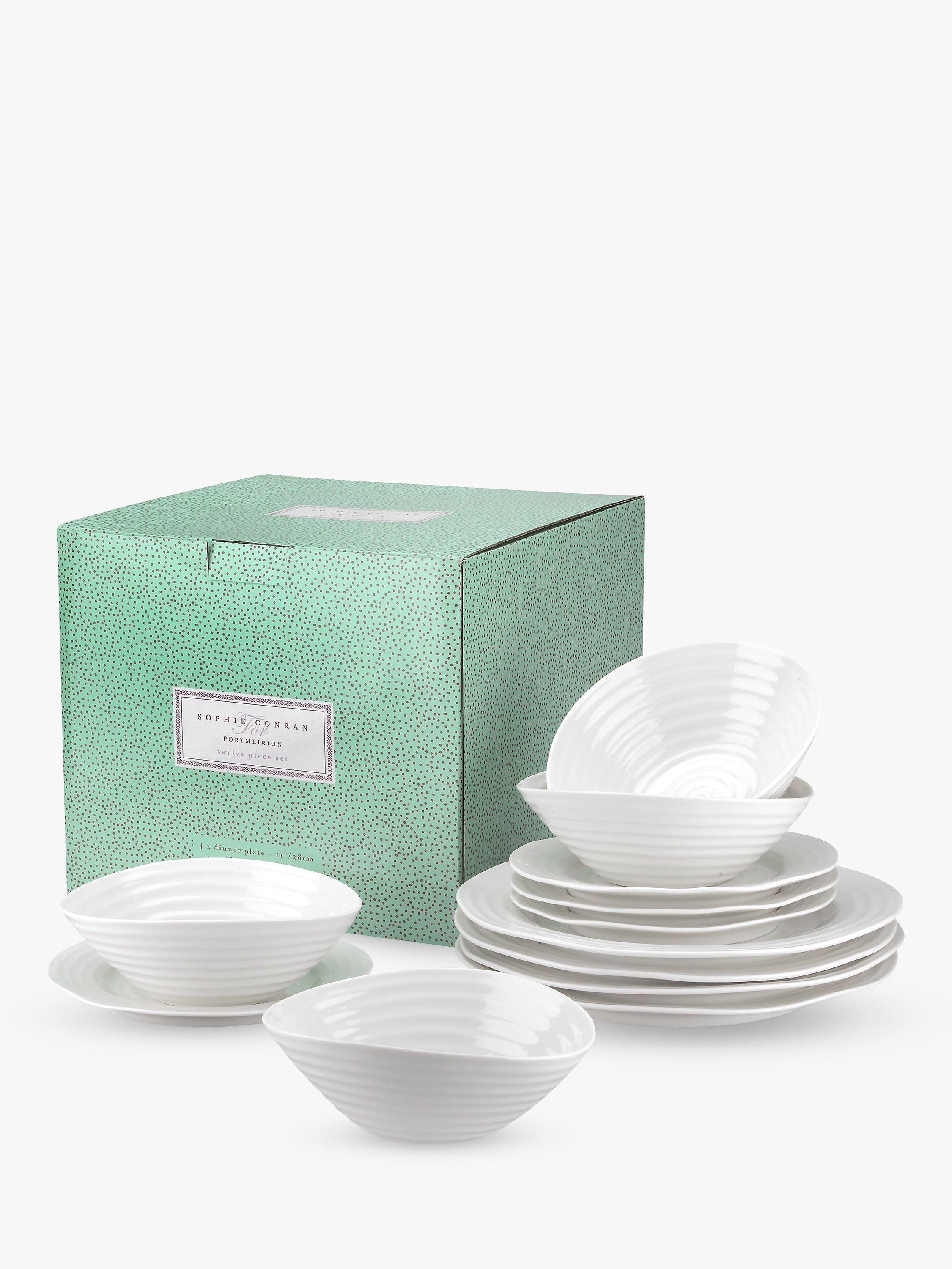 Service à dîner en porcelaine Sophie Conran - Blanc - 12 pièces